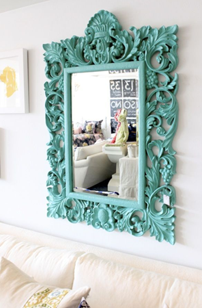 Small wall mirror