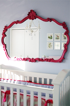 Oval mirror