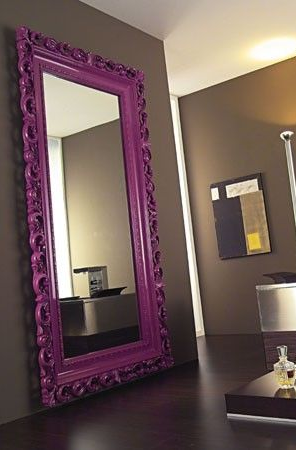 Large wall mirror